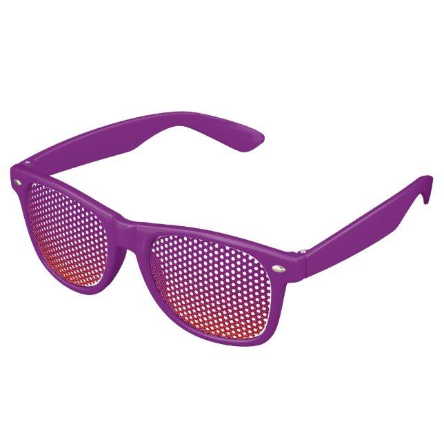 Custom your text, image & background colour retro sunglasses (Angled)