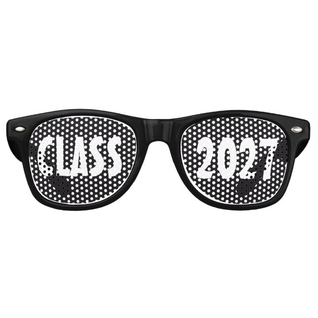 Custom your text, image & background colour retro  sunglasses (Front)