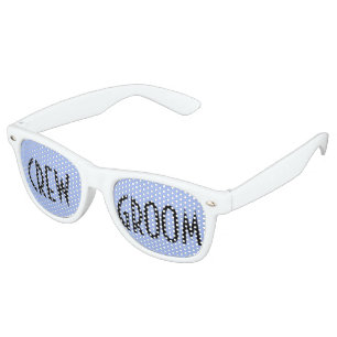 Custom your text, image & background colour retro sunglasses