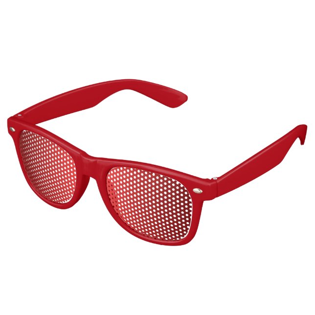 Custom your text, image & background colour retro sunglasses (Angled)