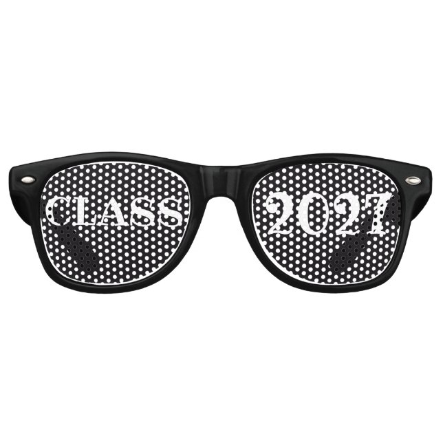 Custom your text, image & background colour retro  sunglasses (Front)