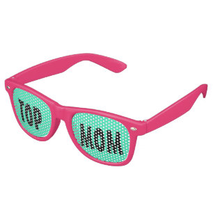 Custom your text, image & background colour retro sunglasses