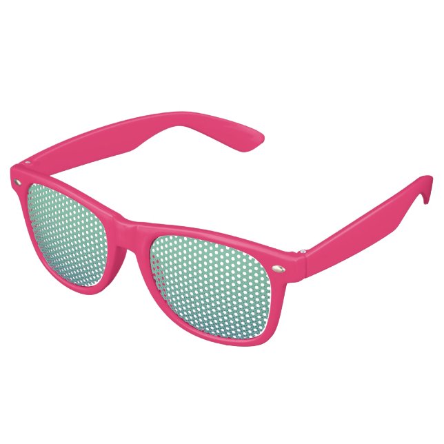 Custom your text, image & background colour retro sunglasses (Angled)
