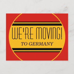 Custom your text, sign, image & background announcement postcard