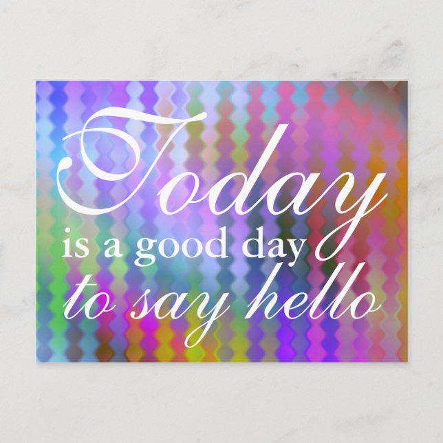 Custom your text, sign, image & background postcard (Front)