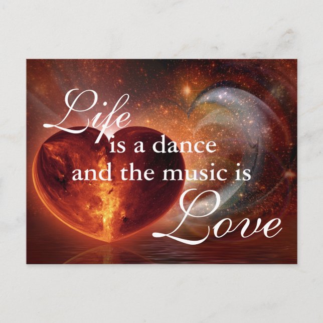 Custom your text, sign, image & background postcard (Front)