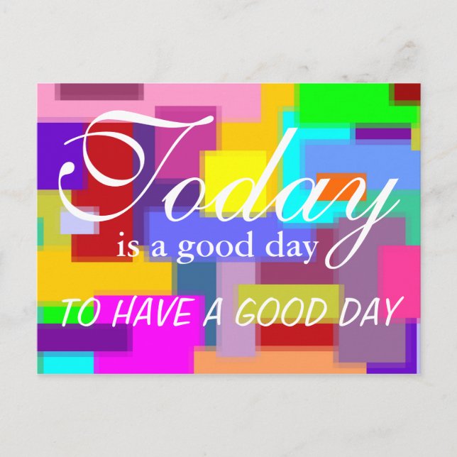 Custom your text, sign, image & background postcard (Front)