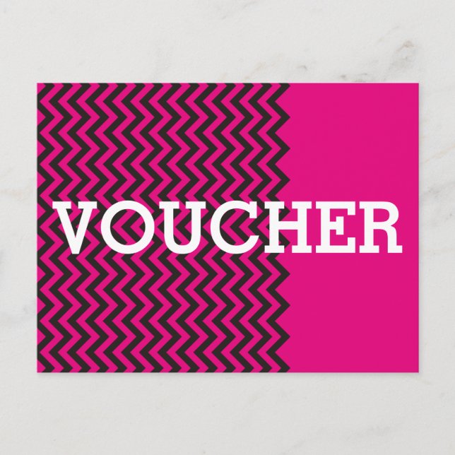 Custom your voucher with text, sign, image & back postcard (Front)