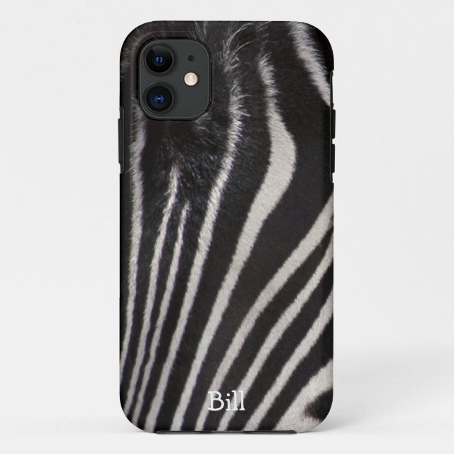 Custom Zebra iPhone Case - Cell Phone Case (Back)