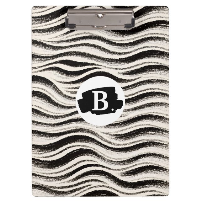 Custom Zebra Stripe Clipboard (Front)