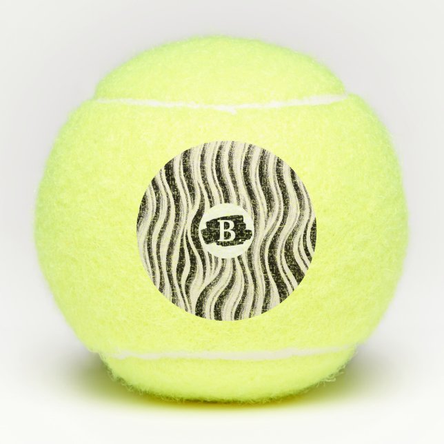 Custom Zebra Stripe Tennis Balls (Front)
