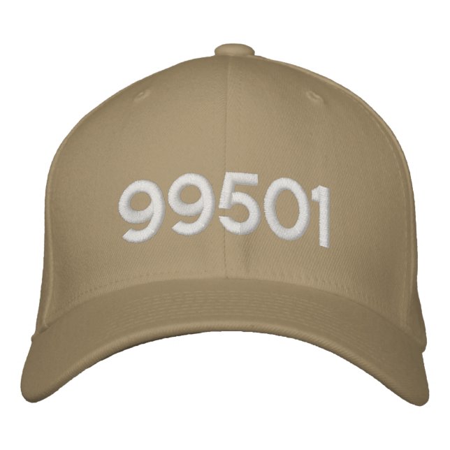 Custom Zip or Area Code Hat/Cap Embroidered Hat (Front)