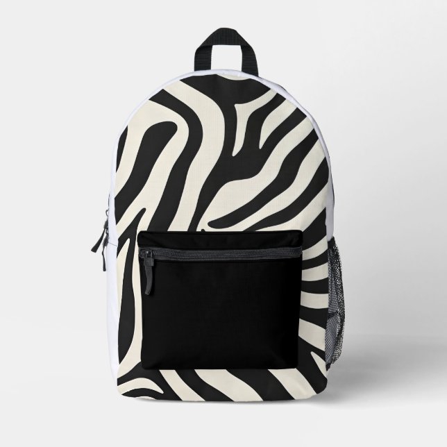 Custom Zipper Monogram Tote Bag (Front)