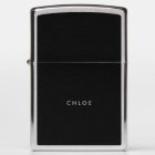 Custom Zippo Pocket Lighter - Classic Black