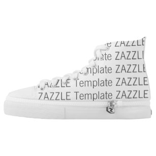 Custom ZIPZ® Canvas High Top Sneakers