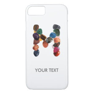 Customable Gemstone Initial "M" iPhone 8/7 Case