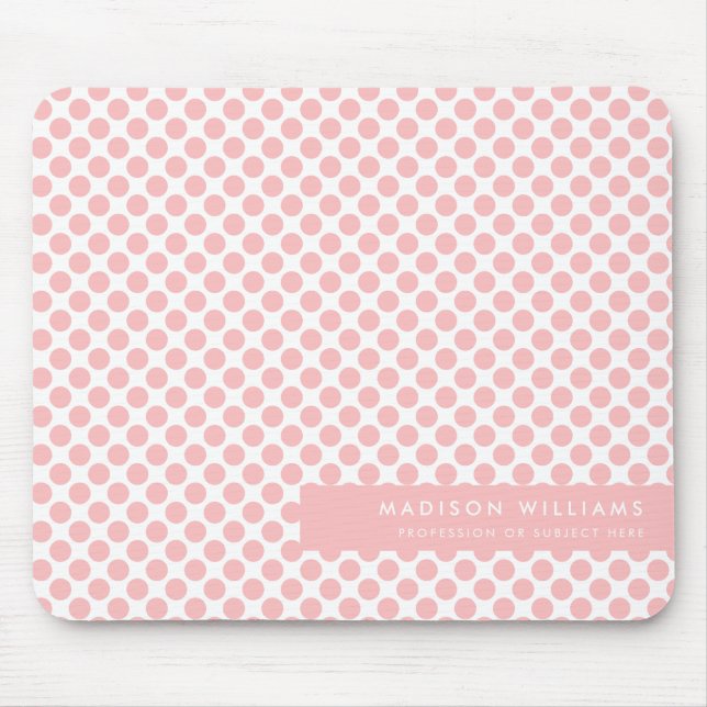 Custome Minimal Modern Dot  Mouse Pad (Front)
