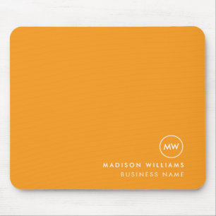 Custome Minimal Monogram Mouse Pad