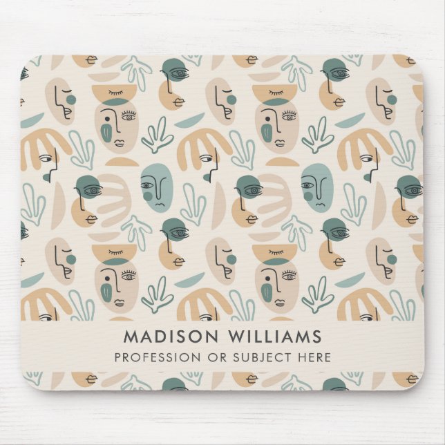 Custome Monogram Mous Mouse Pad (Front)