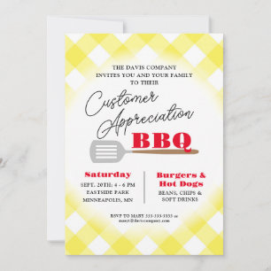 Customer Appreciation BBQ Grilling Event Invitation