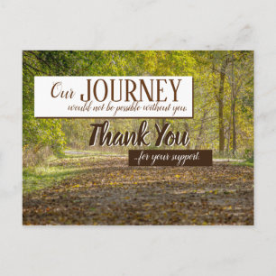 Customer Appreciation Postcard - Business Journey