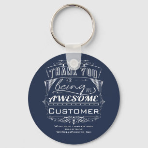 Customer Appreciation Thank You Key Ring