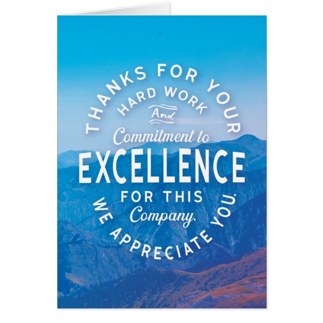 Customer Business Thanks for your Loyalty & Trust (Front)