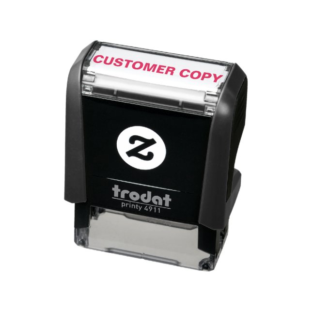 Customer Copy Business Self-inking Stamp (Product)