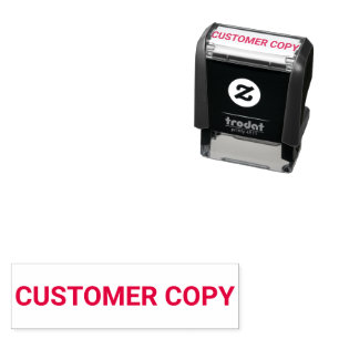 Customer Copy Template Self-inking Stamp