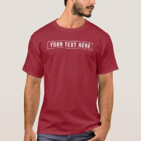 Customer Elegant Modern Template Men's Maroon Red