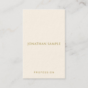 Customer Gold Text Template Modern Vertical Business Card