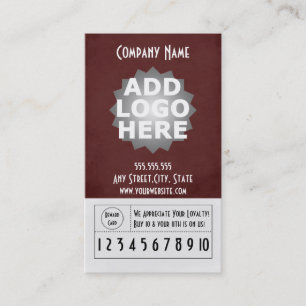 Customer Loyalty Business Card