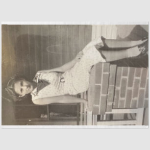 Customer Personalised Photo DP Decoupage  Tissue Paper