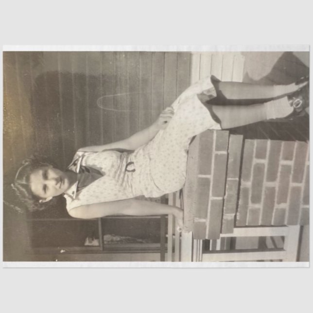 Customer Personalised Photo DP Decoupage  Tissue Paper (Front)