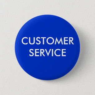 CUSTOMER SERVICE 6 CM ROUND BADGE