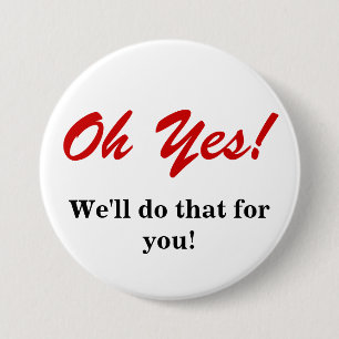 Customer Service 7.5 Cm Round Badge