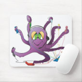 Customer Service Octopus Mouse Pad (With Mouse)