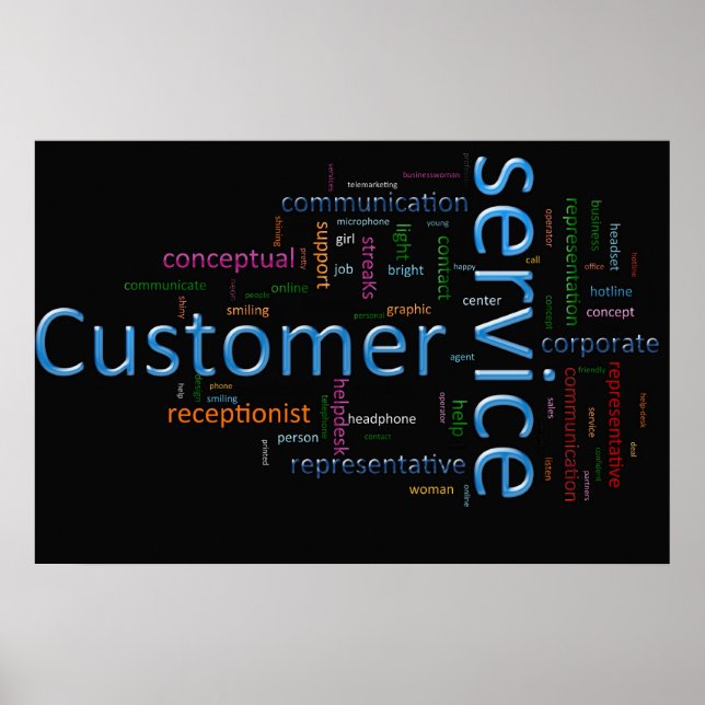 Customer Service Poster (Front)