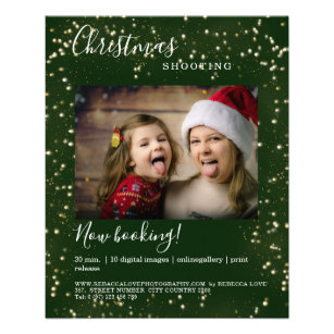 Customer specific Christmas Lights photo flyer