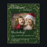 Customer specific Christmas Lights photo flyer<br><div class="desc">Customer specific Christmas Lights photo flyer,  green.  Simply edit your product by uploading your photo and typing your text. You can select the font,  colour and position individually by "further personalisation".</div>