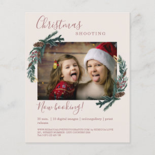 Customer specific Christmas  photo flyer