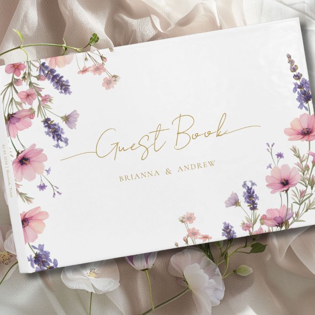 Customer specific Floral Wedding  Guest Book (Customer specific Floral Wedding Guest Book)