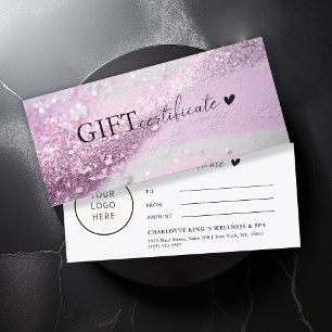 Customer specific, Logo, Glitter, Business 