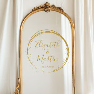 Customer specific modern, circle wedding