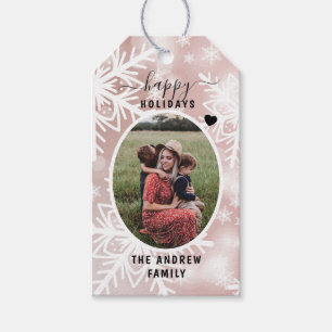 Customer-specific Photo Christmas Gift Tags