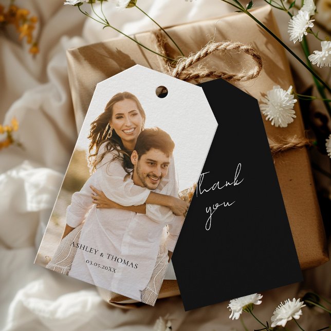 Customer-specific photo wedding  gift tags (Creator Uploaded)