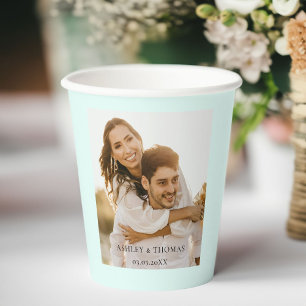 Customer-specific photo wedding paper cups
