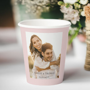 Customer-specific photo wedding paper cups