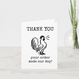 Customer Thank You, Appreciation, Cute Card