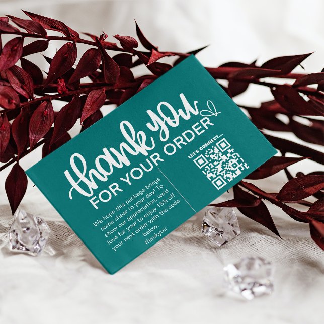 Customer Thank You Package Insert QR Code Coupon (Creator Uploaded)